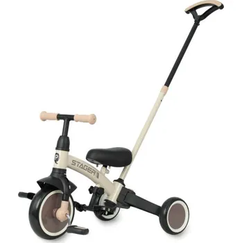 Dětská tříkolka Tříkolka Qplay Stager 3v1 hnědá