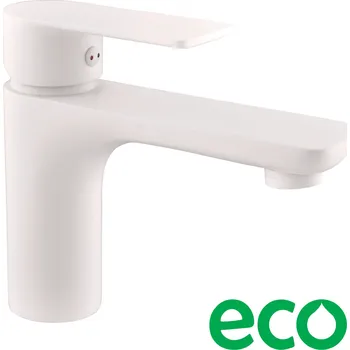 Slezák Rav Vltava Eco umyvadlová baterie stojánková bez výpusti 3/8 bílá matná VT426.0BMAT