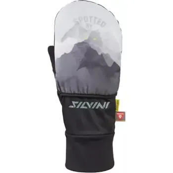 Cyklistické rukavice Silvini Montignoso rukavice black/neon vel. M