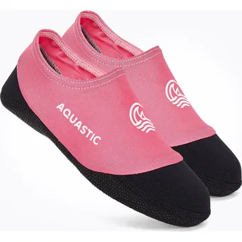 Dětské bazénové ponožky AQUASTIC Seavie Anti-Slip pink