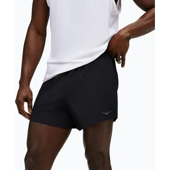Pánské běžecké šortky HOKA Glide With Brief 5" black