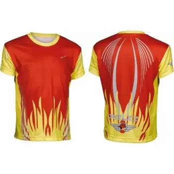 cyklistický dres XLC Comp dětský dres krátký rukáv Fireworker vel. 152