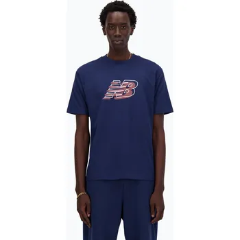 Pánské tričko Pánské tričko New Balance Graphic nb navy