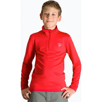 Chlapecká mikina Dětská lyžařská mikina Rossignol Boy 1/2 Zip Warm Stretch red