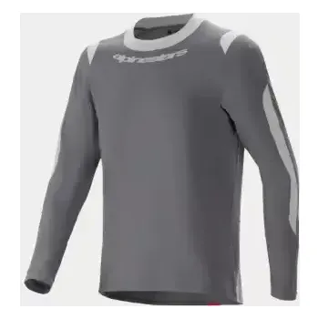 cyklistický dres Alpinestars A-Dura Dri Wool pánský dres dlouhý rukáv Dark Grey vel. M