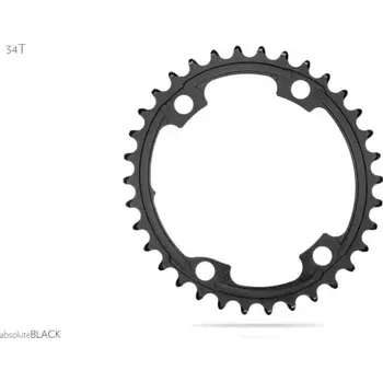 Převodník na kolo Absolute Black OVAL road 2X 110/4BCD 34z. pro 9100/8000 černý