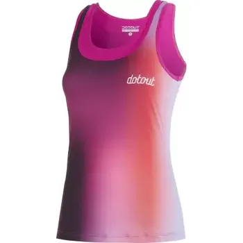cyklistický dres Dotout Flash dámský dres bez rukávů Magenta vel. S