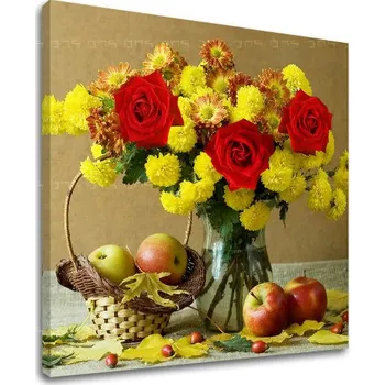 Obraz Nástěnná malba KVĚTINY KV021E12