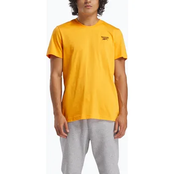 Pánské tričko Pánské tričko Reebok Identity Small Logo Tee electric amber