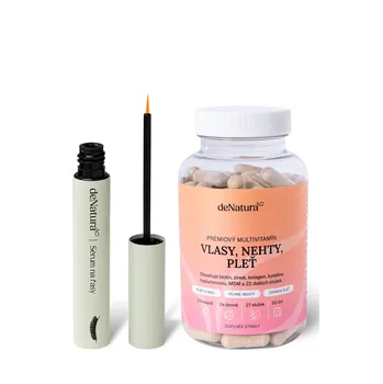 deNatura Sérum na řasy 3 ml + Prémiový vitamínový komplex 100 cps.