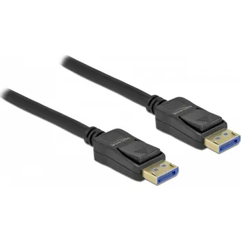 Video kabel Delock DisplayPort kabel Konektor DisplayPort 2 m černá 80262 10K UHD, pozlacené kontakty, třížilový stíněný Kabel Displ