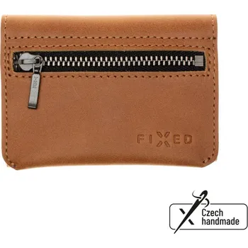 Peněženka Kožená peněženka FIXED Tripple Wallet z pravé hovězí kůže, hnědá