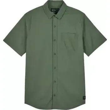 Fox Roger Ss Woven pánská košile hunter green vel. S