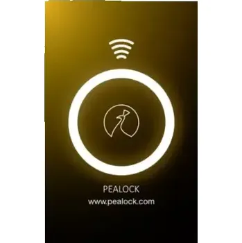 Zámek na kolo Pealock NFC karta černá