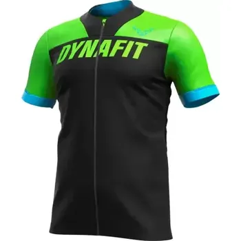 cyklistický dres Dynafit Ride pánský dres krátký rukáv Lambo green vel. S