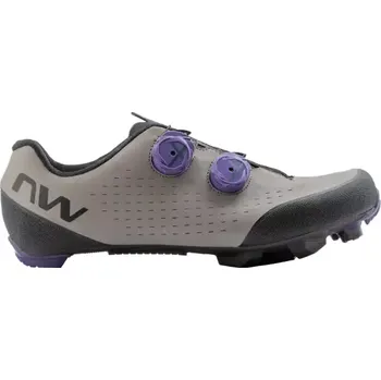 Pánské cyklistické tretry Northwave Rebel 3 pánské MTB tretry Sand/Dark Purple vel. 42