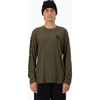 Pánské oblečení Pánské termo tričko longsleeve Mons Royale Icon dark olive