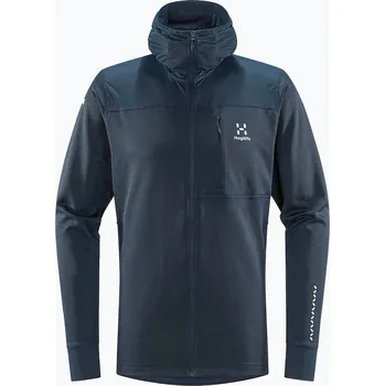 Pánská mikina Pánská trekingová mikina Haglöfs L.I.M Mid Multi Hood modrá 605370
