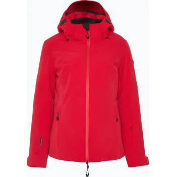 Dámská lyžařská bunda EA7 Emporio Armani Ski Cortina Embossed Toray salsa