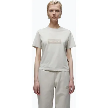 Dámské tričko Dámské tričko Napapijri S-Suze beige silvr n90