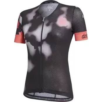 cyklistický dres Dotout Mood 2.0 dámský dres krátký rukáv Black vel. S