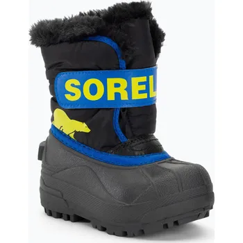 Chlapecké sněhule Dětské sněhule Sorel Snow Commander black/super blue