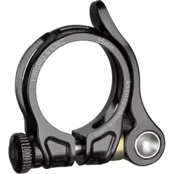 Sedlo na kolo Kind Shock Ether objímka sedlové trubky QR černá 31,8 mm