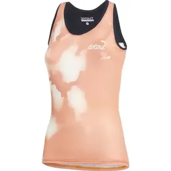 cyklistický dres Dotout Mood 2.0 dámský dres bez rukávů Light Orange vel. S