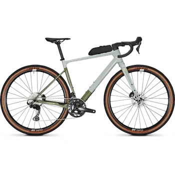 Silniční kolo Focus Atlas 8.8 DI gravel kolo Skygrey Glossy/Mineralgreen Glossy vel. M