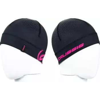 Pokrývka hlavy Crussis čepice černá/růžová vel. 55-57