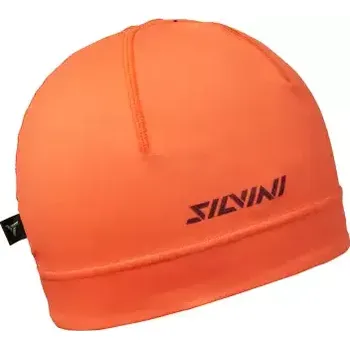 Čepice Silvini Averau elastická čepice Orange/Merlot vel. S/M