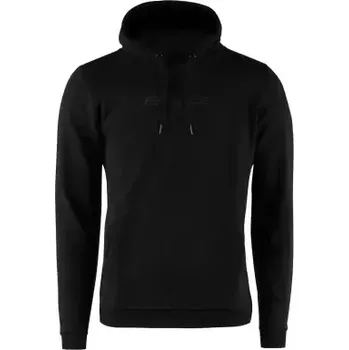 Pánská mikina FORCE mikina FORCE COMFY přes hlavu s kapucí, černá - L