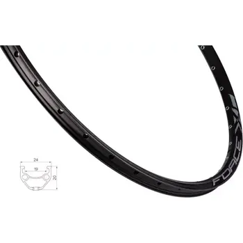 Ráfek na kolo Force XC Basic Disc 19-584 32 děr ráfek černá