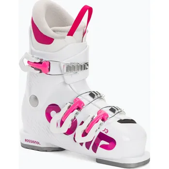 Sjezdové boty Dětské lyžařské boty Rossignol Comp J3 white