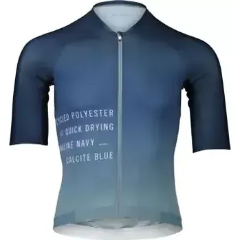 cyklistický dres POC Pristine Print pánský dres krátký rukáv Gradient Turmaline Navy vel. L