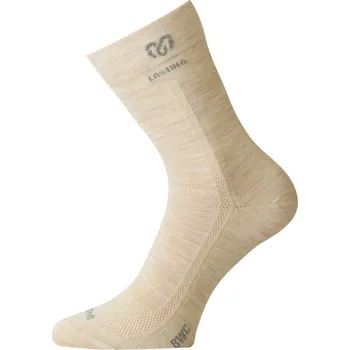 Pánské ponožky BWC funkční ponožky ze směsy Bambusu a Merina - Béžová 700 / (46-49) XL / Béžová