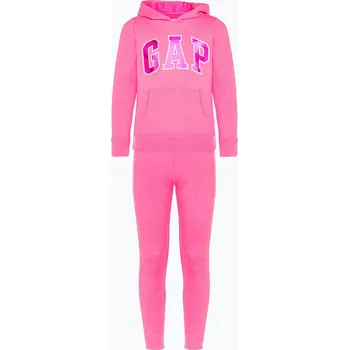 Dětská tepláková souprava GAP V-Logo standout pink