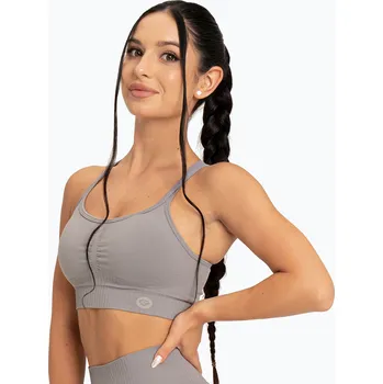 Podprsenka Tréninková podprsenka Gym Glamour Push Up 2.0 ghost grey