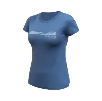 Dámské tričko Sensor Merino Air Hills dámské triko krátký rukáv Riviera Blue vel. M