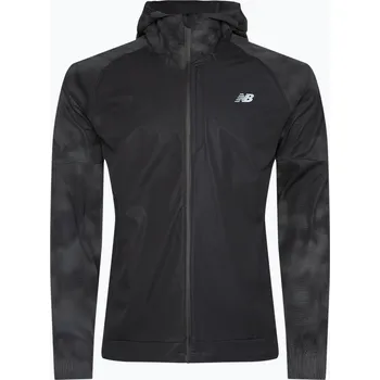 Pánská větrovka Pánská běžecká bunda New Balance Seasonal Premium Print black