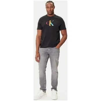 Pánská móda Calvin Klein Jeans T-Shirt Pride Graphic LV04RC800G Černá Regular Fit L