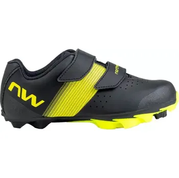 Pánské cyklistické tretry Northwave Hammer Junior dětské XC tretry Black/Yellow Fluo vel. 36