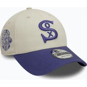 Kšiltovka Kšiltovka New Era WS Patch 9Forty Chicago White Sox light beige