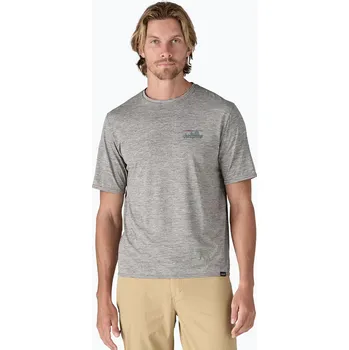 Pánské tričko Pánské tričko Patagonia Cap Cool Daily Graphic 73 skyline/feather grey