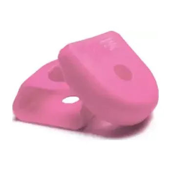 Klika na kolo Race Face Crank Boot krytky karbonových klik 2ks růžová