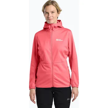 Dámská softshellová bunda Dámská softshellová bunda Jack Wolfskin Feldberg Hoody sunset coral