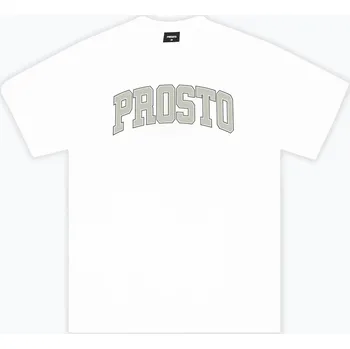 Pánské tričko Pánské tričko PROSTO College white