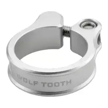 Sedlo na kolo Wolf Tooth sedlová objímka 28.6mm raw silver