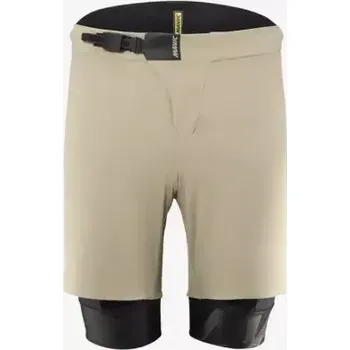 Cyklistické kalhoty Mavic Crosstrail pánské kraťasy s vložkou White Pepper vel. L