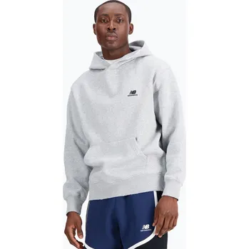 Pánské oblečení Pánská mikina New Balance Hoops Fleece Hoodie athletic grey